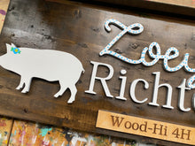 Load image into Gallery viewer, Stall Show Sign, Stock show Sign