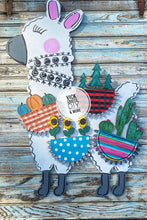 Load image into Gallery viewer, Llama Door Hanger Interchangeable