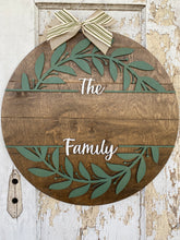 Load image into Gallery viewer, The Family Name Door Hanger