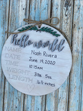 Load image into Gallery viewer, Hello World Sign