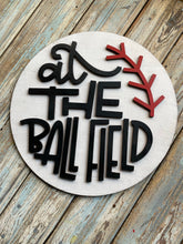 Load image into Gallery viewer, At the Ball Field Baseball, Softball Round