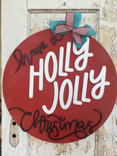 Load image into Gallery viewer, Holly Jolly Door Hanger