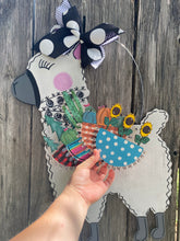 Load image into Gallery viewer, Llama Door Hanger Interchangeable