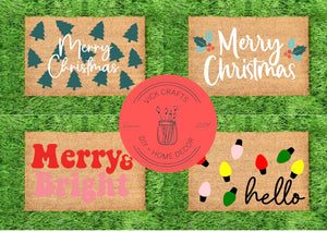 Christmas Door Mats