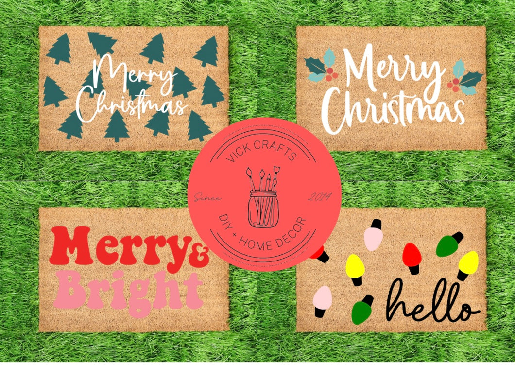 Christmas Door Mats
