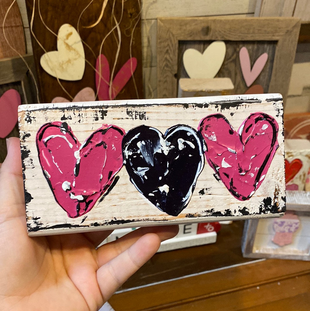 Heart Trio , White Block