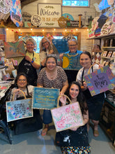 Load image into Gallery viewer, Bible Bag Paint Party at Sip &amp; Shine September 21st 11-1pm
