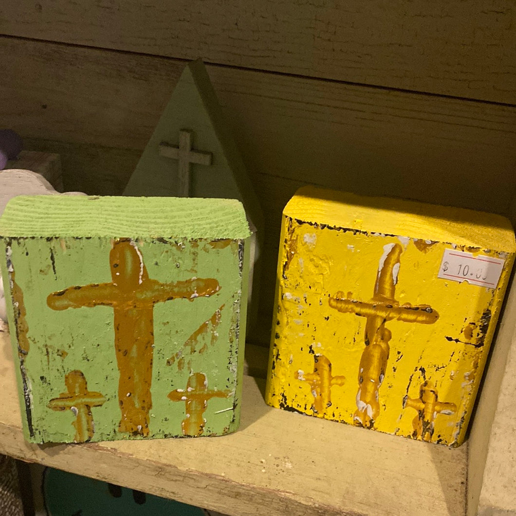 mini cross block