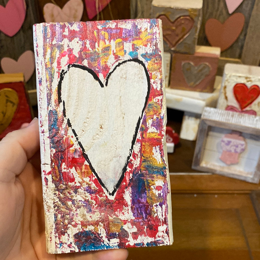 White Heart, Multi color block