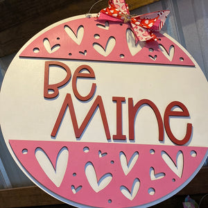 Be Mine Door Hanger
