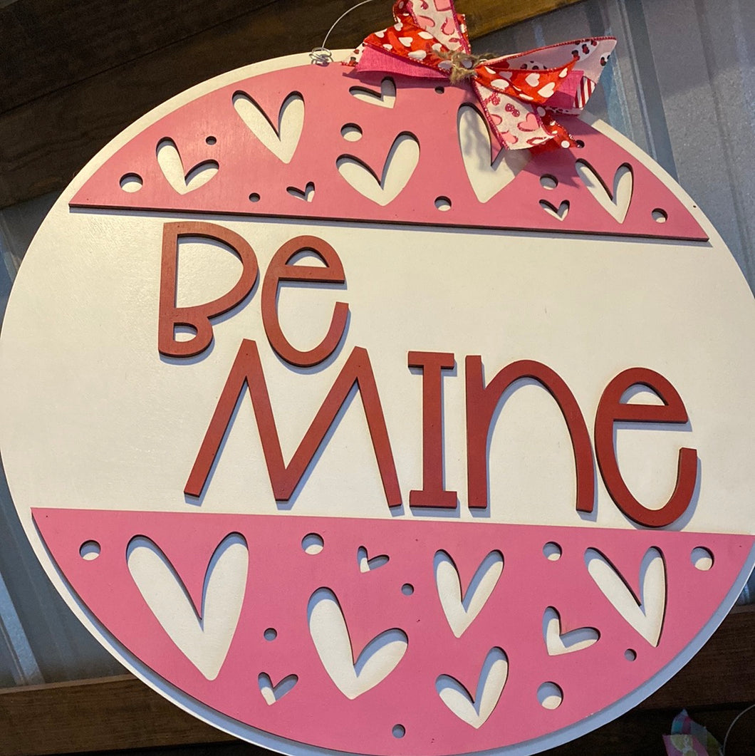 Be Mine Door Hanger