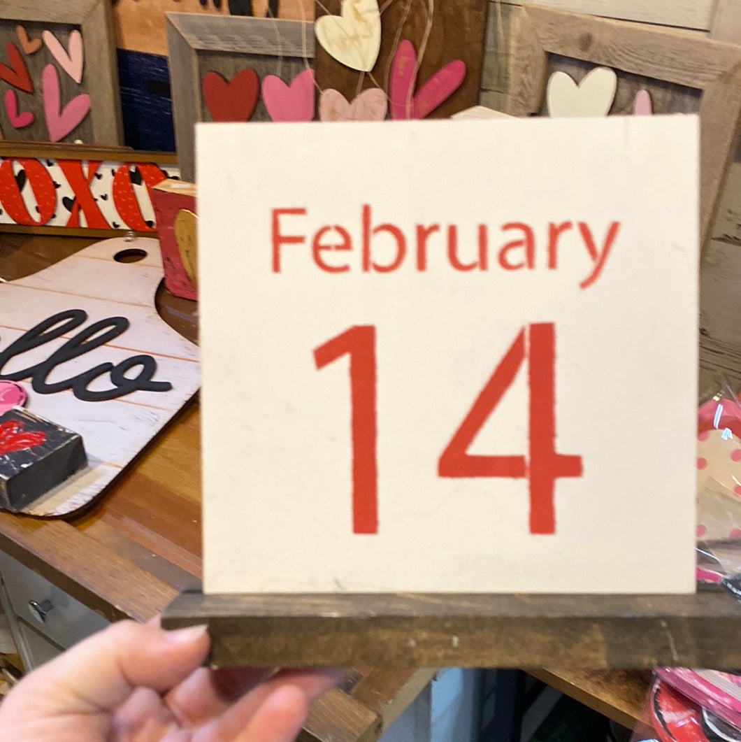 Feb 14 Sign