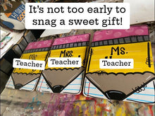 Load image into Gallery viewer, Teacher Painted Clipboard

