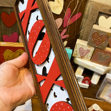 Load image into Gallery viewer, XOXO Stacked Framed Sign
