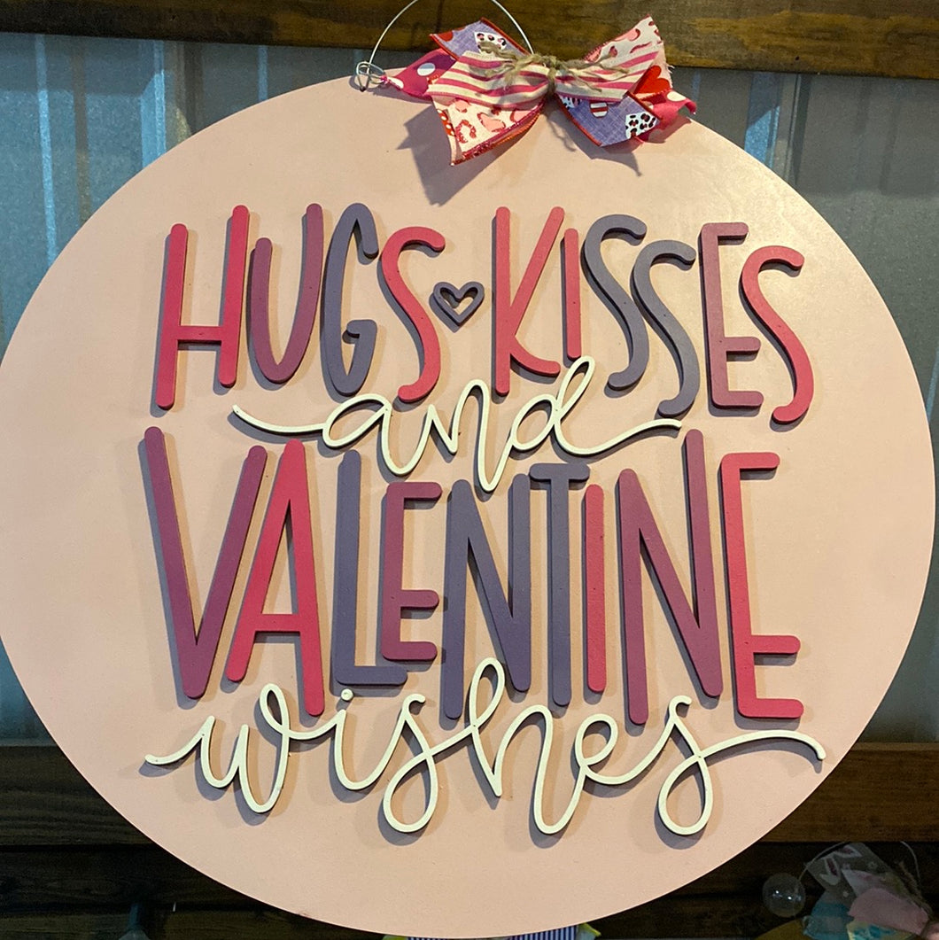 Valentine Wishes Door Hanger