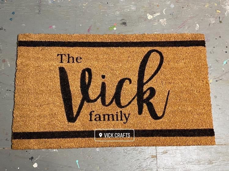 Personalized Family Door Mat