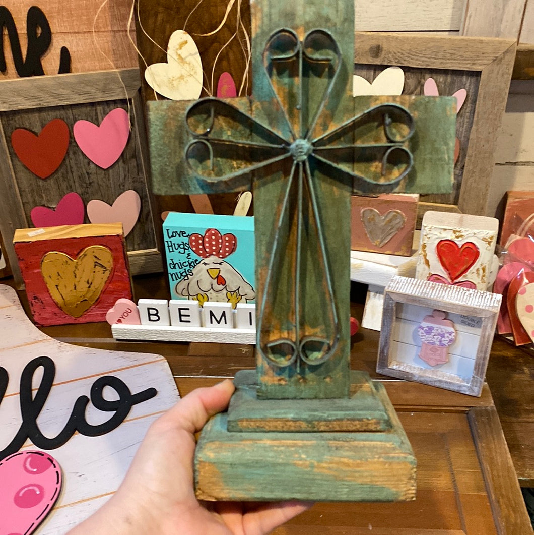 Teal Cross