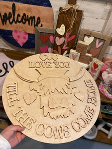 Till the cows come home Door Hanger