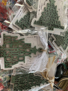 Family Names Tree Ornament