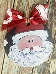 Faces of Christmas Ornaments