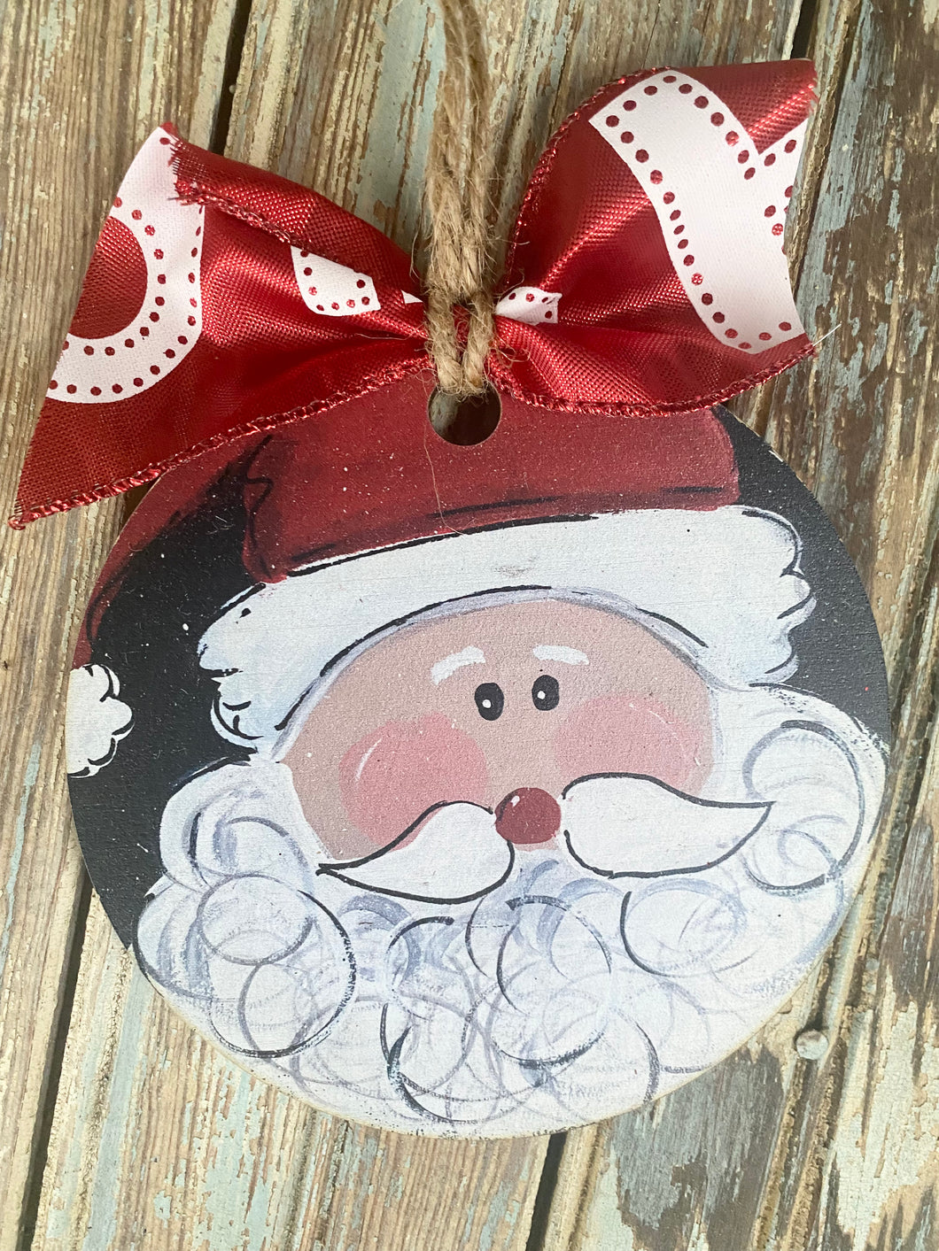 Faces of Christmas Ornaments