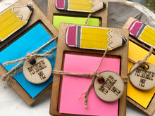 Load image into Gallery viewer, Personalized Sticky Note Holder
