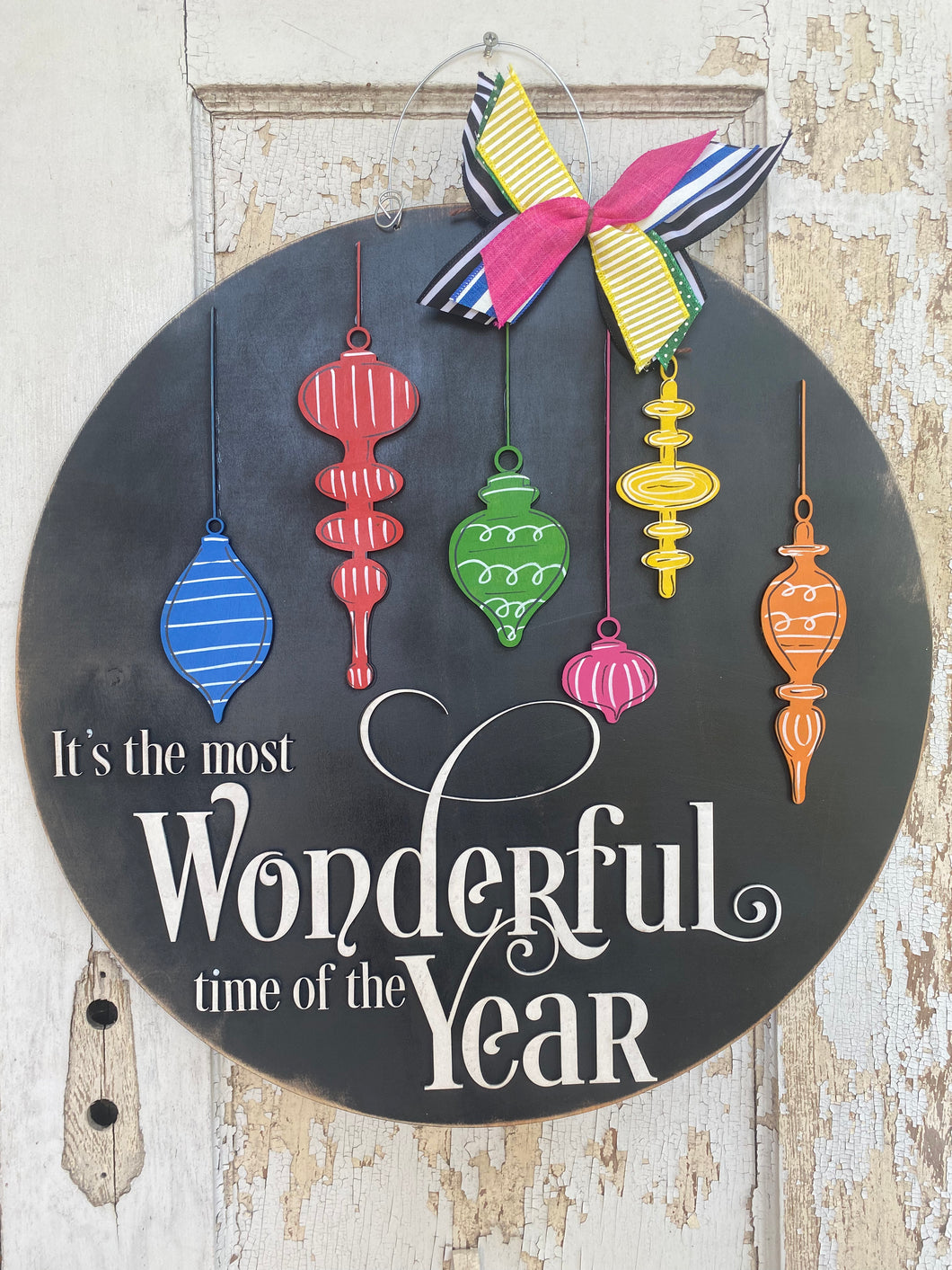 Most Wonderful Time of Year Door Hanger