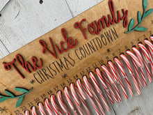 Load image into Gallery viewer, Candy Cane Christmas Countdown
