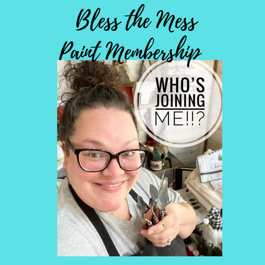 Bless the Mess Paint Membership