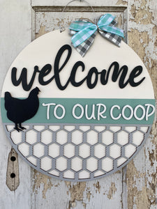 Welcome to Our Co-op Door Hanger