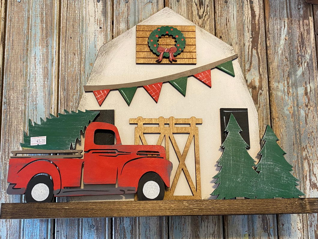 Country Christmas Barn