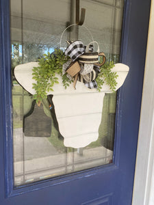 Shiplap Cow Door hanger