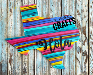 Texas Serape Door Hanger