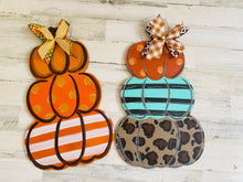 Load image into Gallery viewer, Stacked Pumpkin Door Hanger
