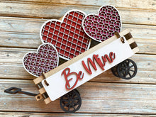 Load image into Gallery viewer, Valentine Wood Wagon Inserts, Interchangeable
