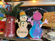 Load image into Gallery viewer, Standing Snowman
