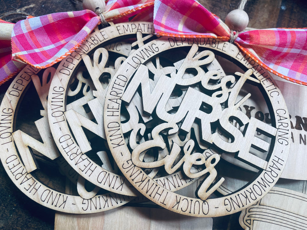 Best Nurse Ever Ornament