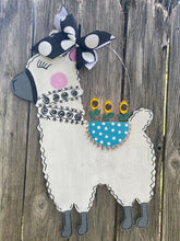 Load image into Gallery viewer, Llama Door Hanger Interchangeable
