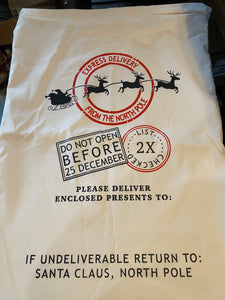 Personalzied Santa Bag