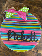 Load image into Gallery viewer, Serape Round Door Hanger
