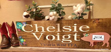 Load image into Gallery viewer, Stall Show Sign, Stock show Sign
