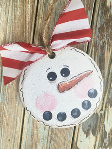 Faces of Christmas Ornaments