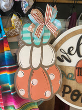 Load image into Gallery viewer, Stacked Pumpkin Door Hanger
