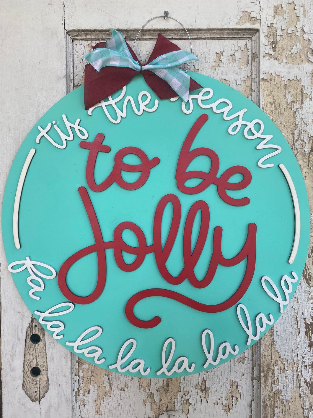 Tis the Season Door Hanger