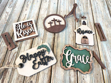 Load image into Gallery viewer, Easter Cross Tiered Tray Set
