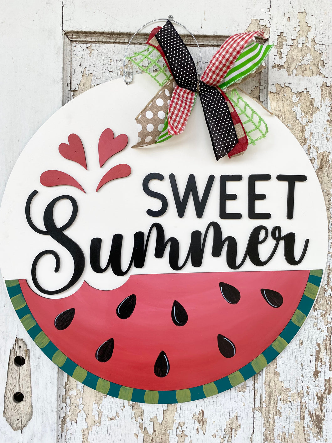 Summer Door Hanger, Sweet Summer Round