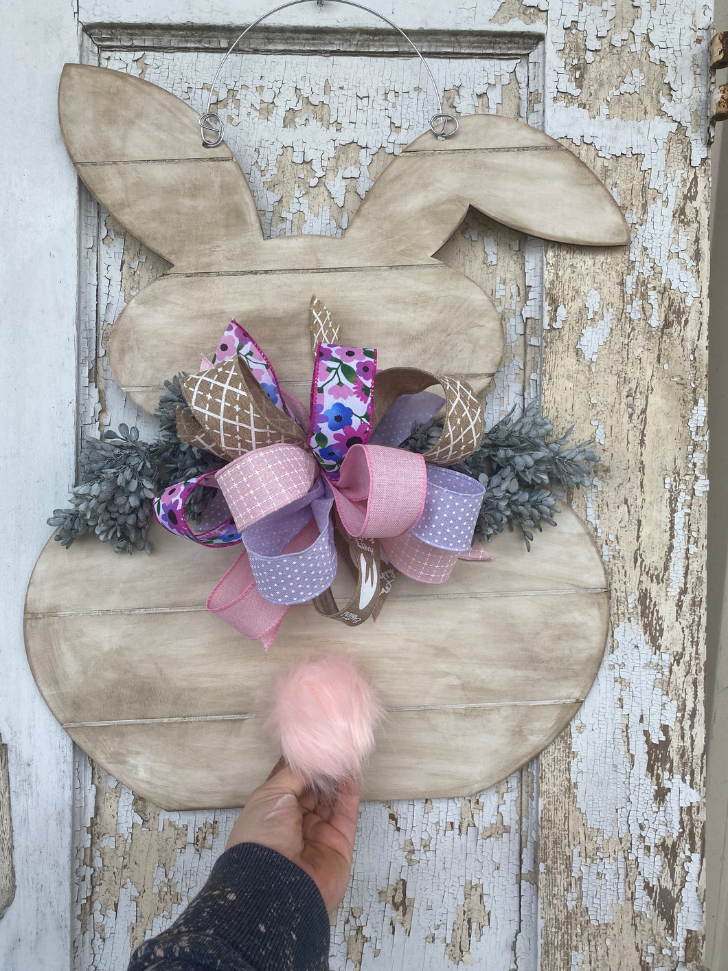 Shiplap Bunny Door Hanger