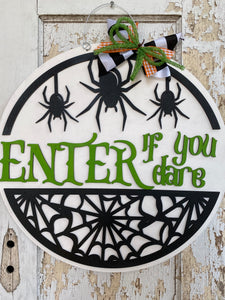 Enter If you Dare Door Hanger