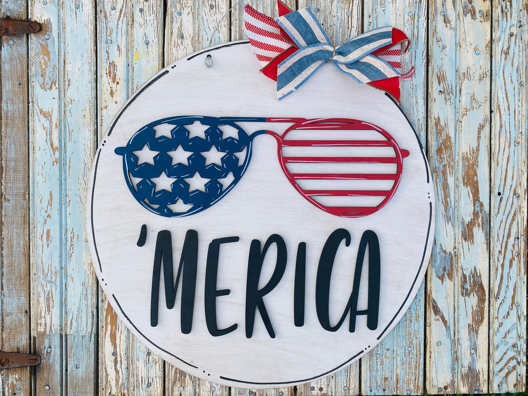 ‘MERICA Door hanger