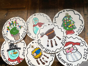 Handprint Ornament Event